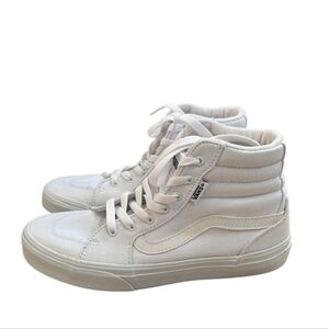Vans White Sneakers Youth Size 5